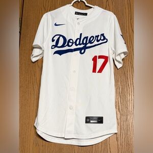 Nike Los Angeles Dodgers Shohei Ohtani #17 Men's MLB Jersey White Small